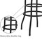 Prime-Line WORKPRO Garage Shop Stool, Swivel Cushion Seat, Black Powder Coated Legs & Footrest W112003 - alternate 7